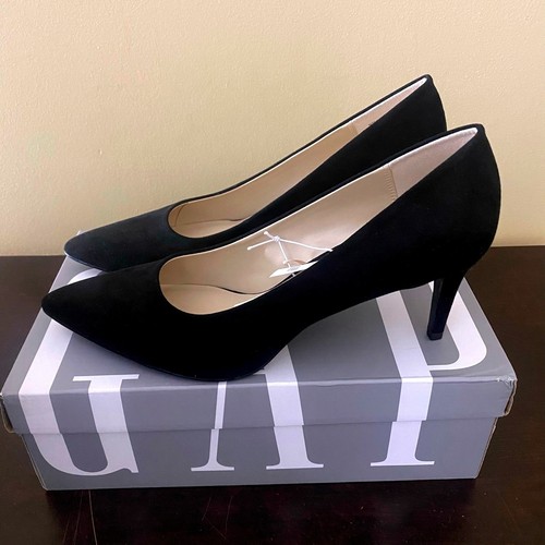 Gap womens black faux suede - womens,